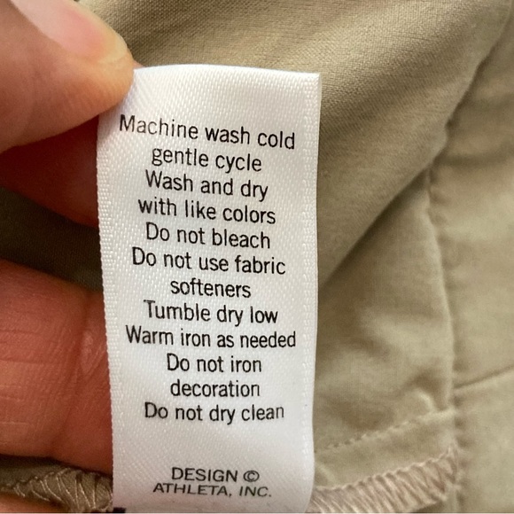 Athleta Gray Tan Wear Walk About Pleated Flare Skort Athletic Golf Tennis 16 - Picture 13 of 15